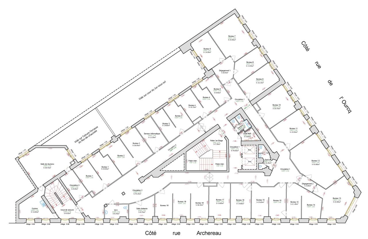 Bureau Paris 4183m² Vente bureau Paris OVBUR2532633 10